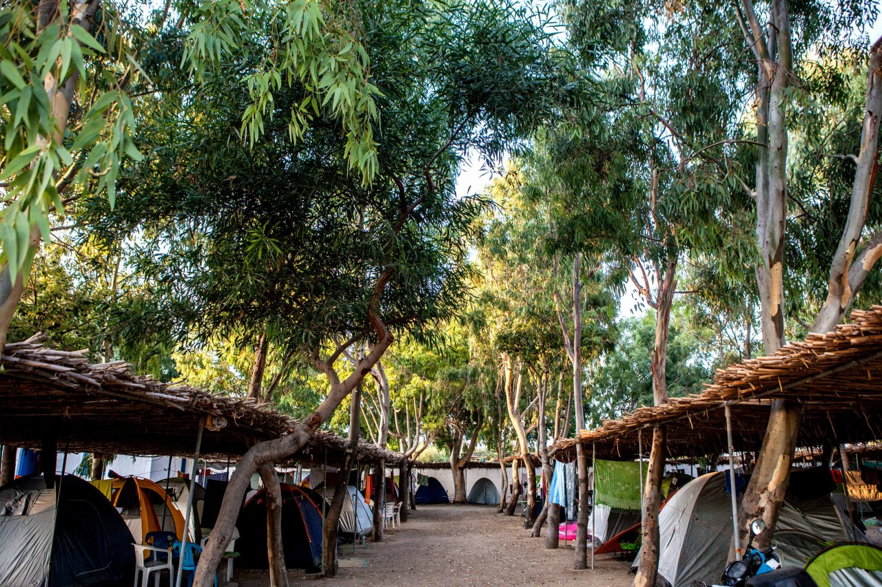 Our camping in Plaka, Agia Anna - Maragas Beach